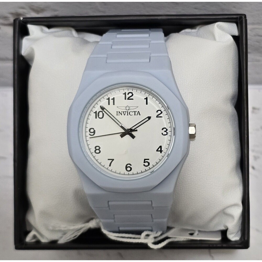 Invicta Celestial Sintix Lady's 40mm Blue Case White Dial Watch 70390 Brand New